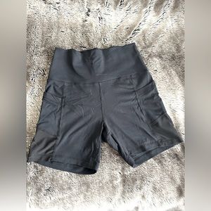 Black Sommer Ray Athletic Shorts